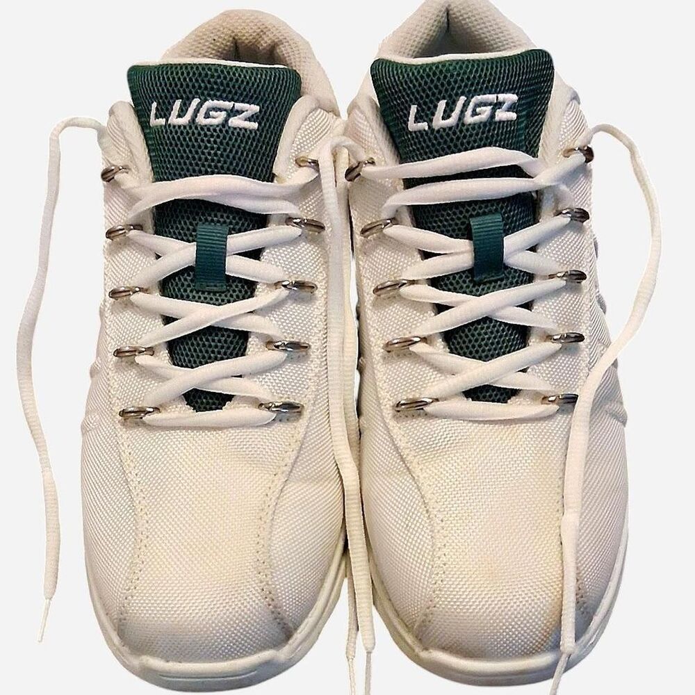 Lugz Men's White and Green Trainers